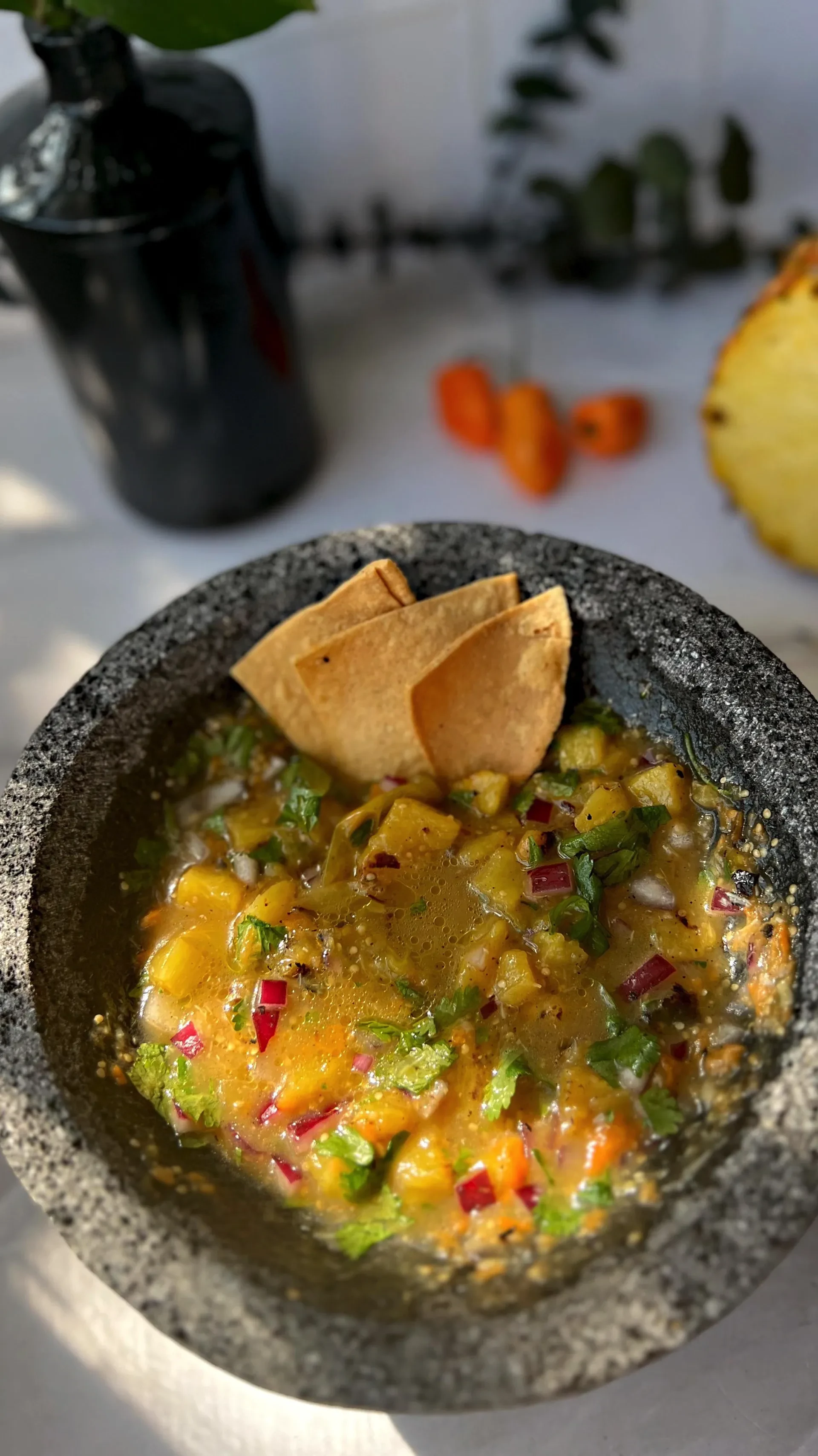 Salsa de Piña con Habanero
