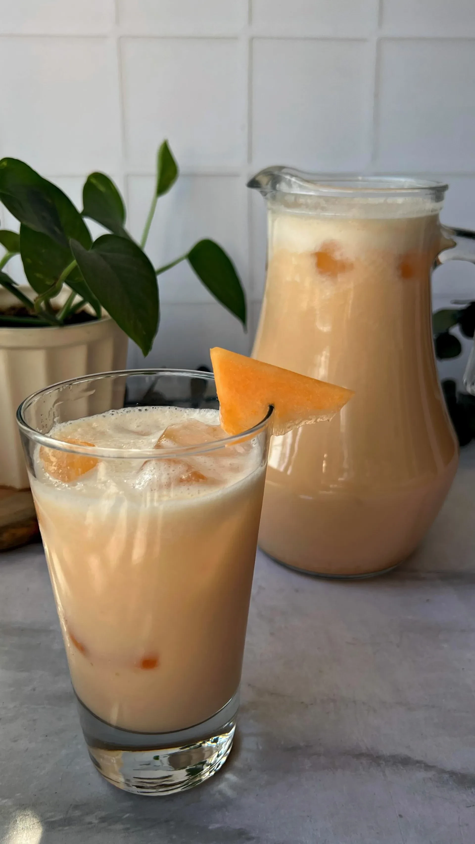 Agua de Melón súper cremosa